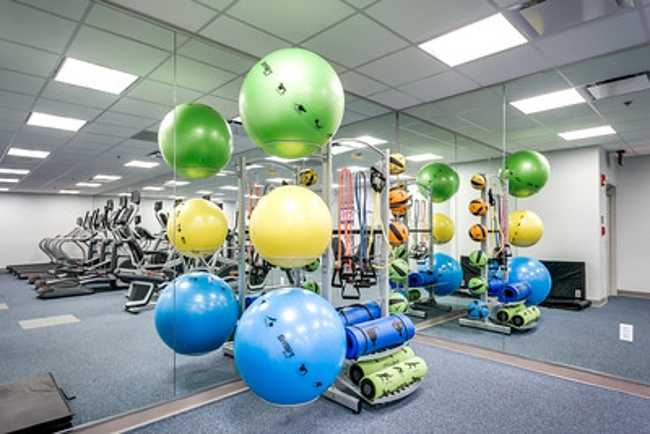 Newly renovated fitness facility has all the latest equipment.